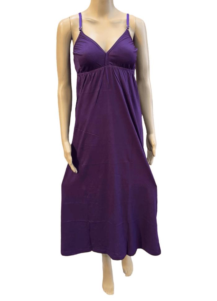 BRA ATTACHED NIGHTY SLIP