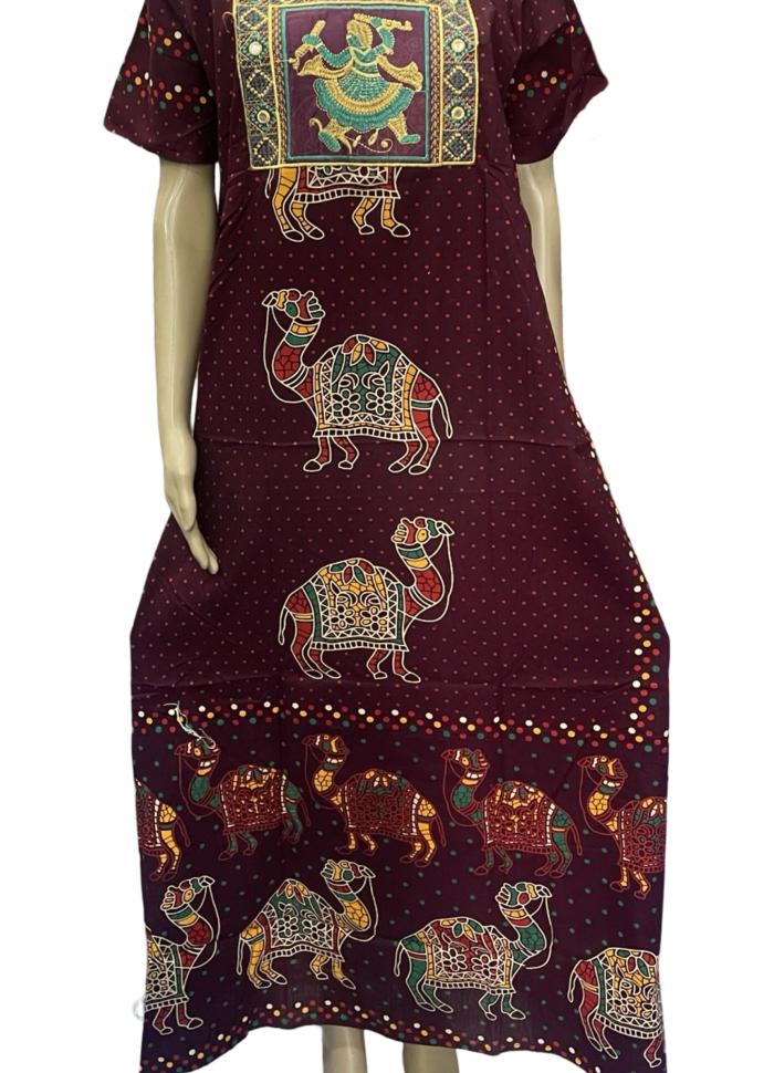 Gujuri Embroidery Nighty