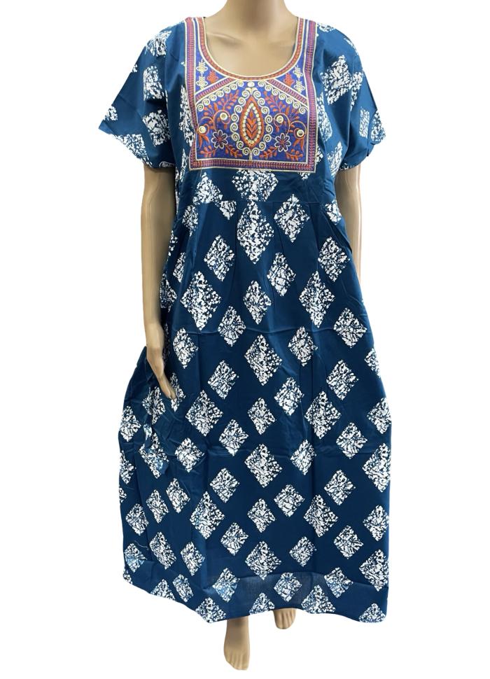 Frock Embroidery Nighty