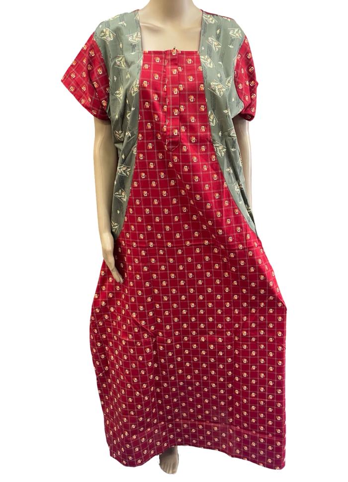 Half-Half premium Nighty