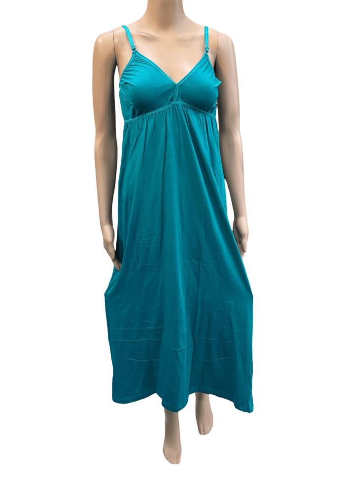 BRA ATTACHED NIGHTY SLIP